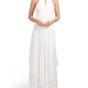 Donna Morgan White Lily Gown - White - Size 18